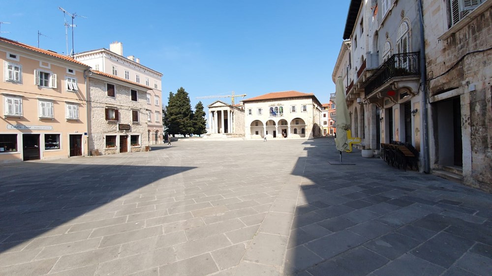 Pula u doba koronavirusa, 30. ožujka 2020. (Miran SPADA)